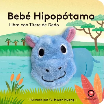 Portada de Libro Cn Titere de Dedo Bebe Hipopotamo