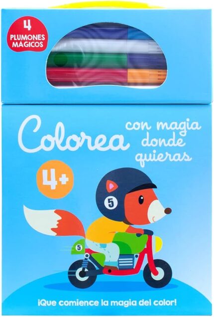 Portada de Pinta y descubre colores. Zorro