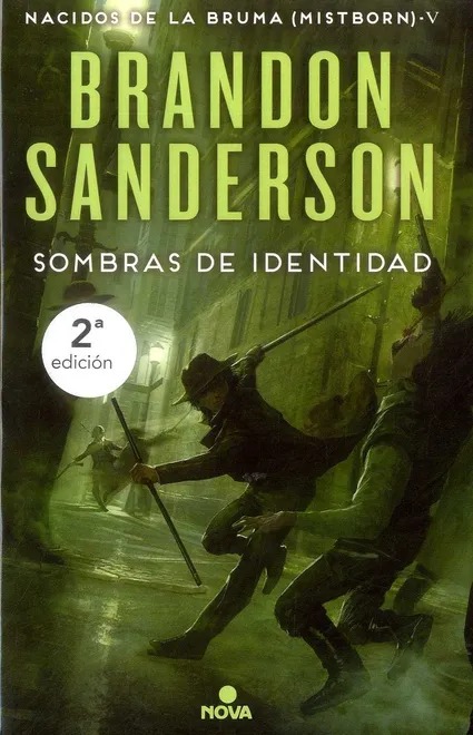 Portada de Sombras de Identidad (Nacidos de la bruma 5)